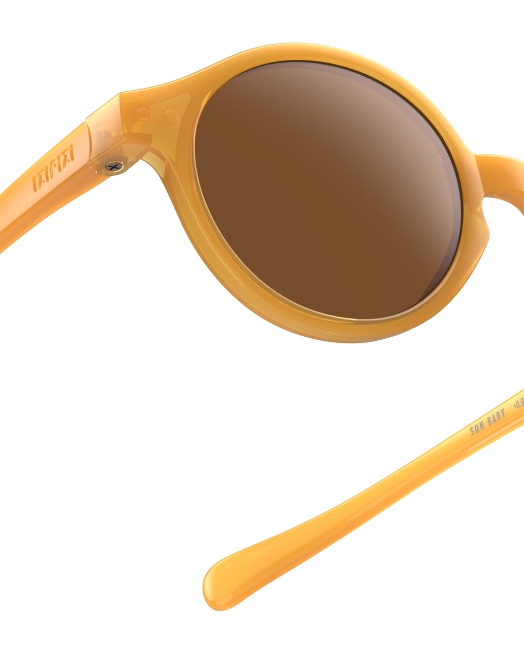 Lunettes solaires bebe Izipizi Golden Canyon forme D Baby trois quarts
