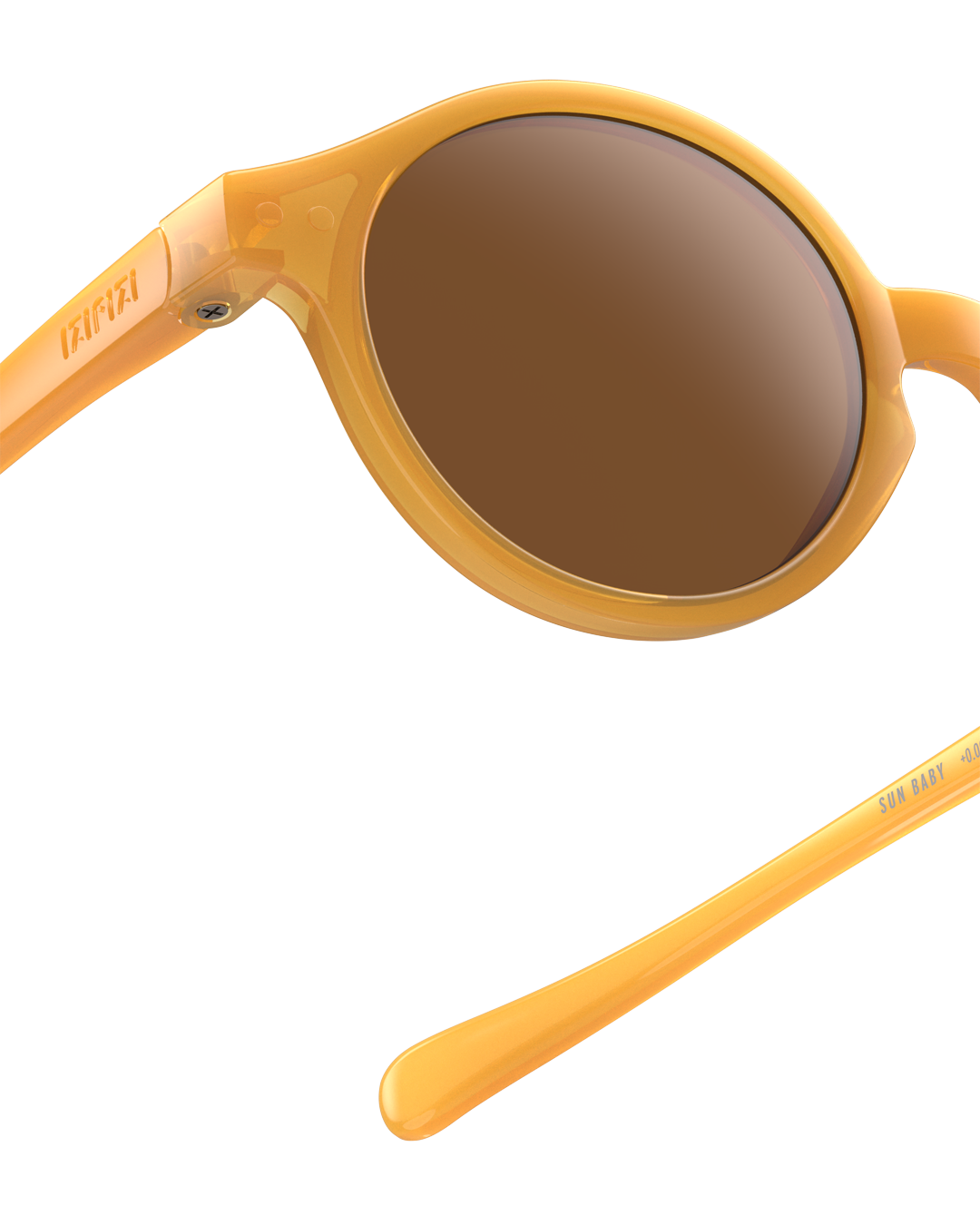 Lunettes solaires bebe Izipizi Golden Canyon forme D Baby trois quarts