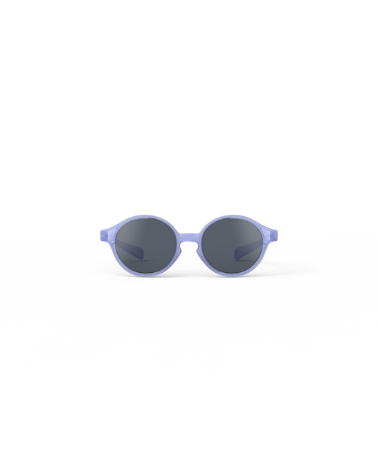 Lunettes solaires enfant Izipizi Mauve forme D Baby vue de face