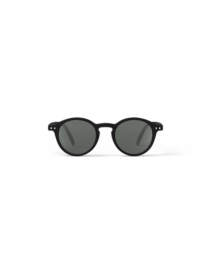Lunettes solaires enfant Izipizi Black forme D Junior vue de face