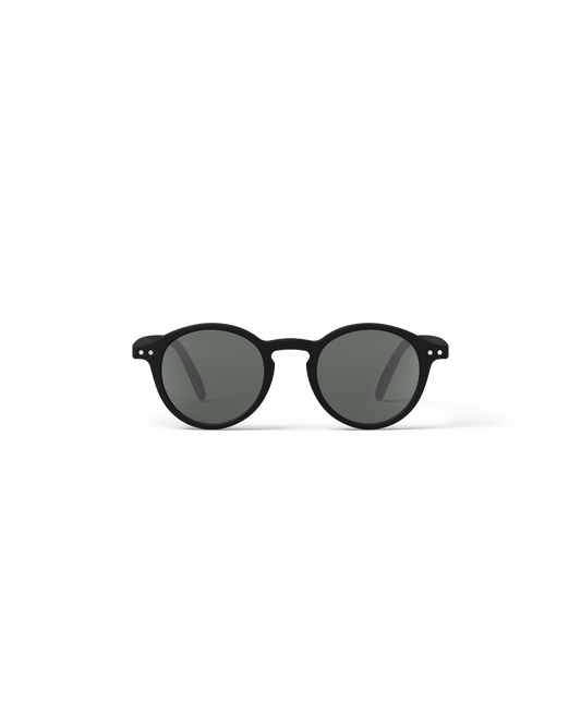 Lunettes solaires enfant Izipizi Black forme D Junior vue de face