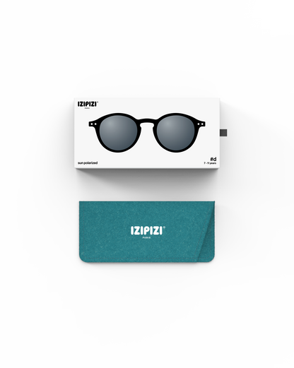 Lunettes solaires enfant Izipizi Black forme D Junior packaging
