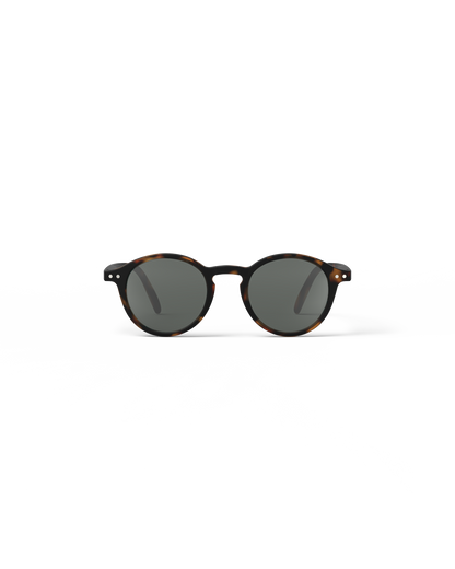Lunettes solaires enfant Izipizi Tortoise forme D Junior vue de face