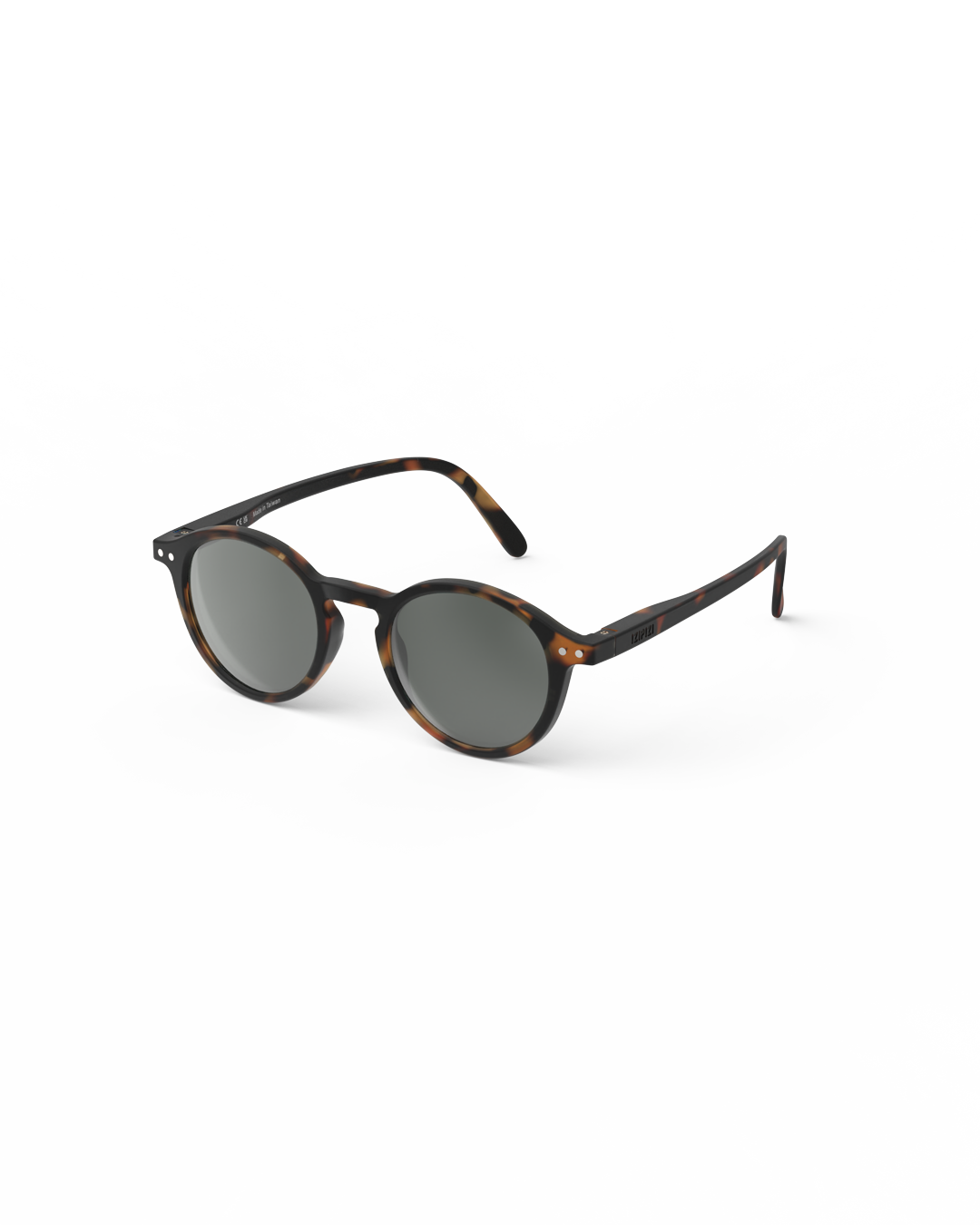Lunettes solaires enfant Izipizi Tortoise forme D Junior vue de dos