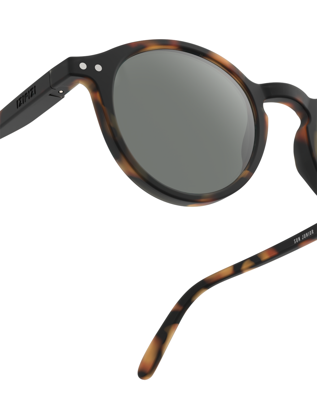 Lunettes solaires enfant Izipizi Tortoise forme D Junior detail monture