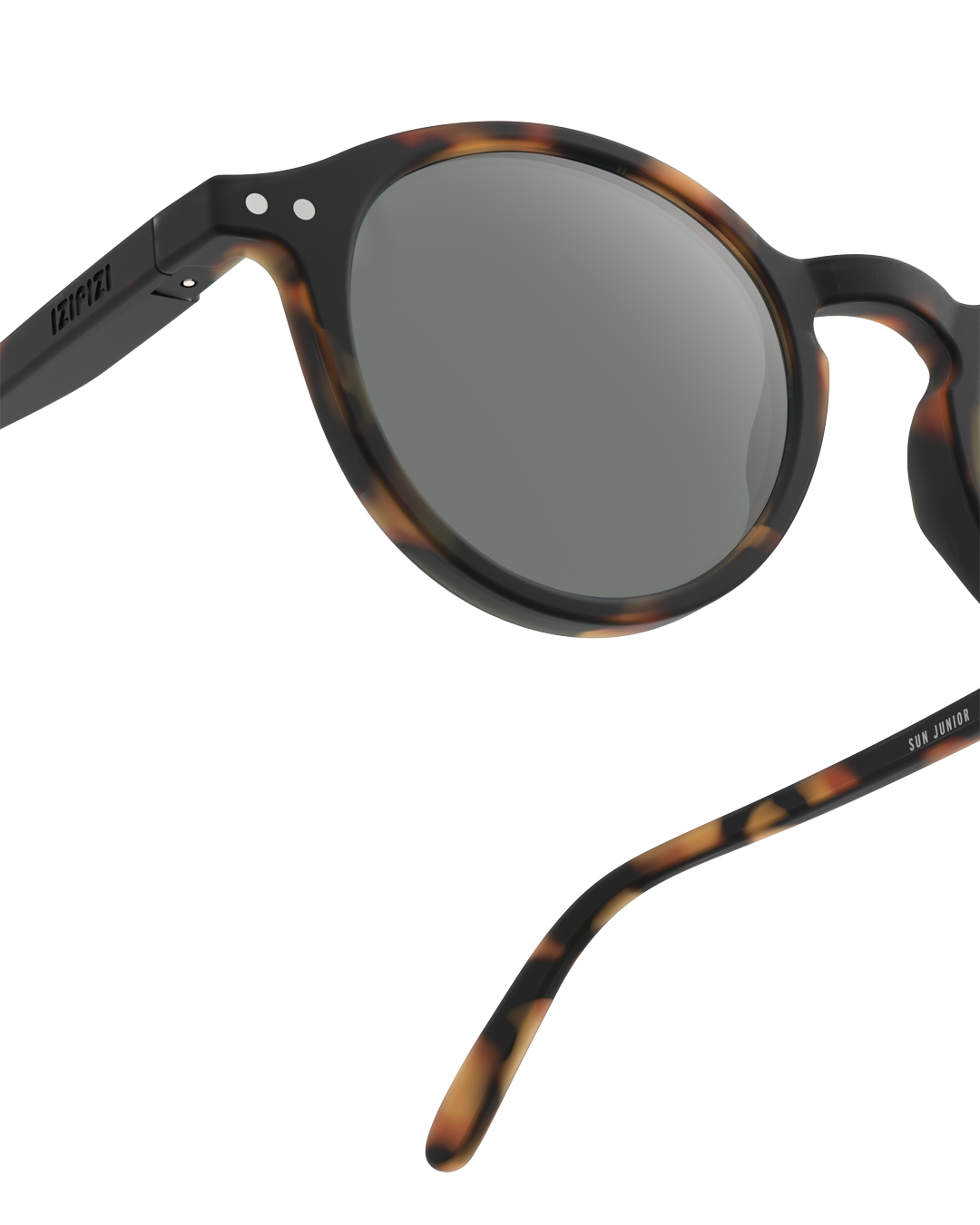 Lunettes solaires enfant Izipizi Tortoise forme D Junior detail monture