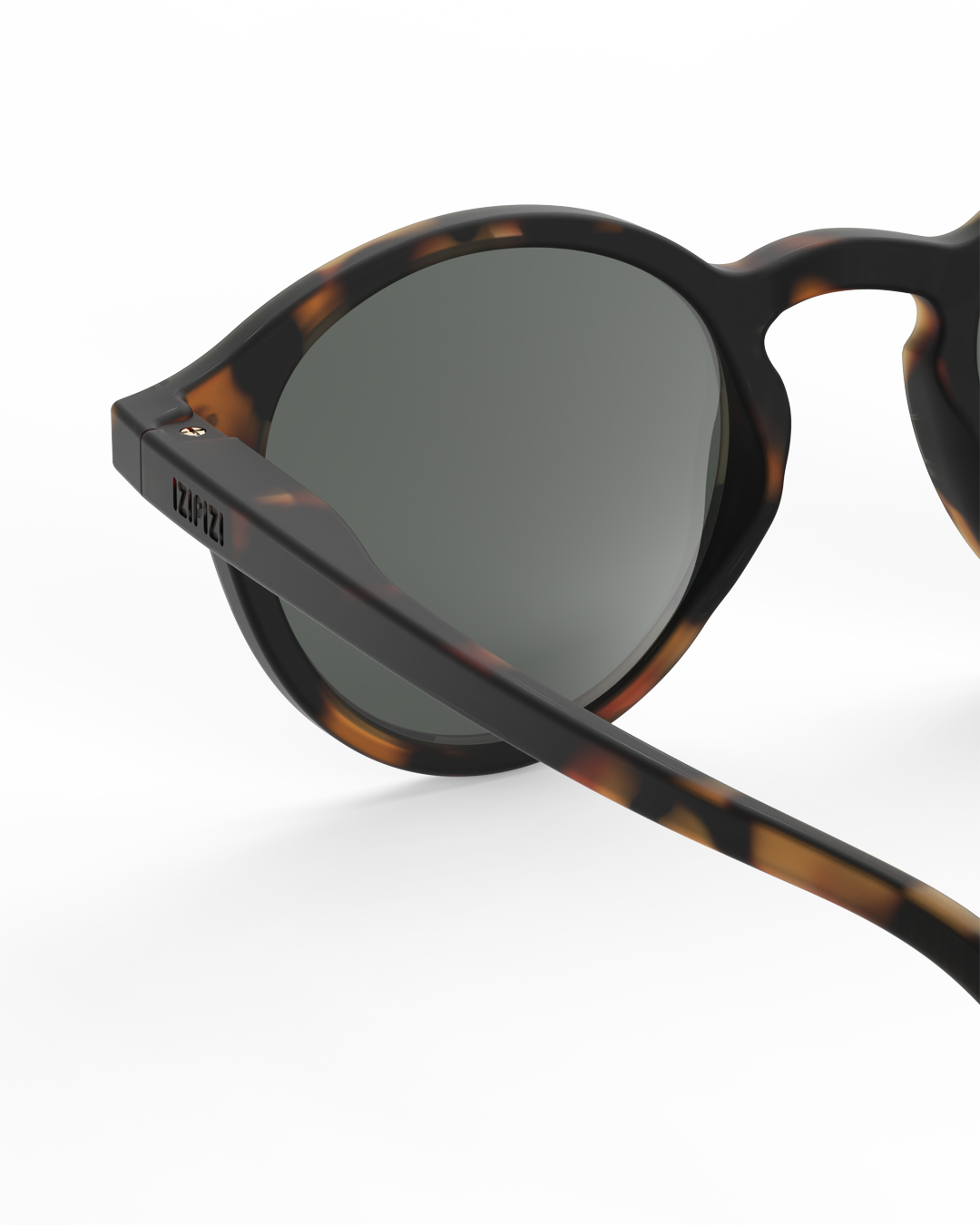 Lunettes solaires enfant Izipizi Tortoise forme D Junior detail interieur