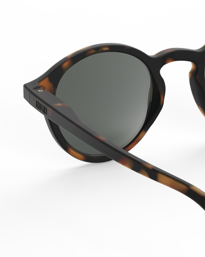 Lunettes solaires enfant Izipizi Tortoise forme D Junior detail interieur