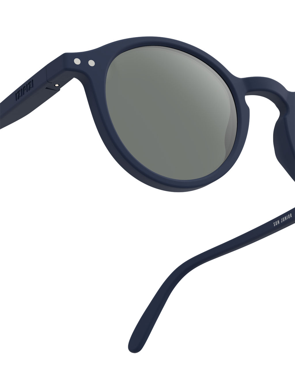 Lunettes solaires enfant Izipizi Navy Blue forme D Junior detail monture
