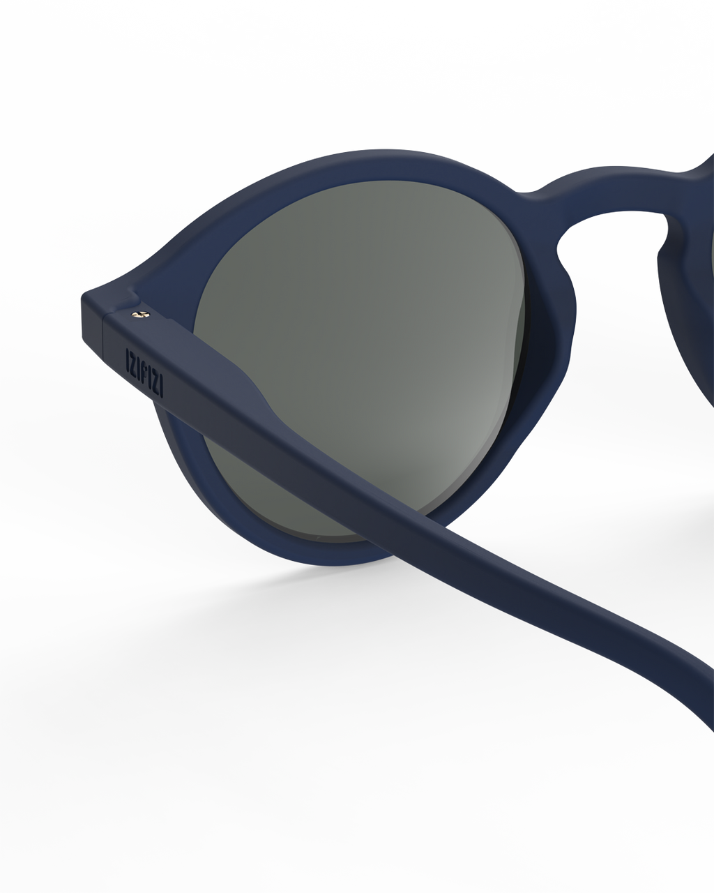 Lunettes solaires enfant Izipizi Navy Blue forme D Junior detail interieur