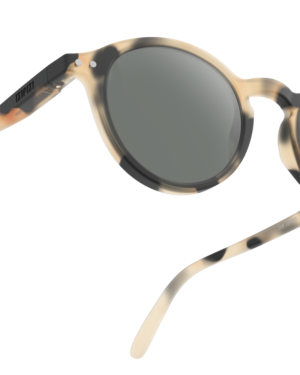 Lunettes solaires enfant Izipizi Light Tortoise forme D Junior detail monture