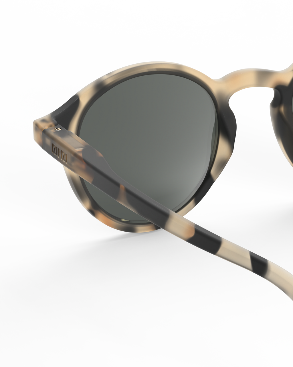 Lunettes solaires enfant Izipizi Light Tortoise forme D Junior detail interieur