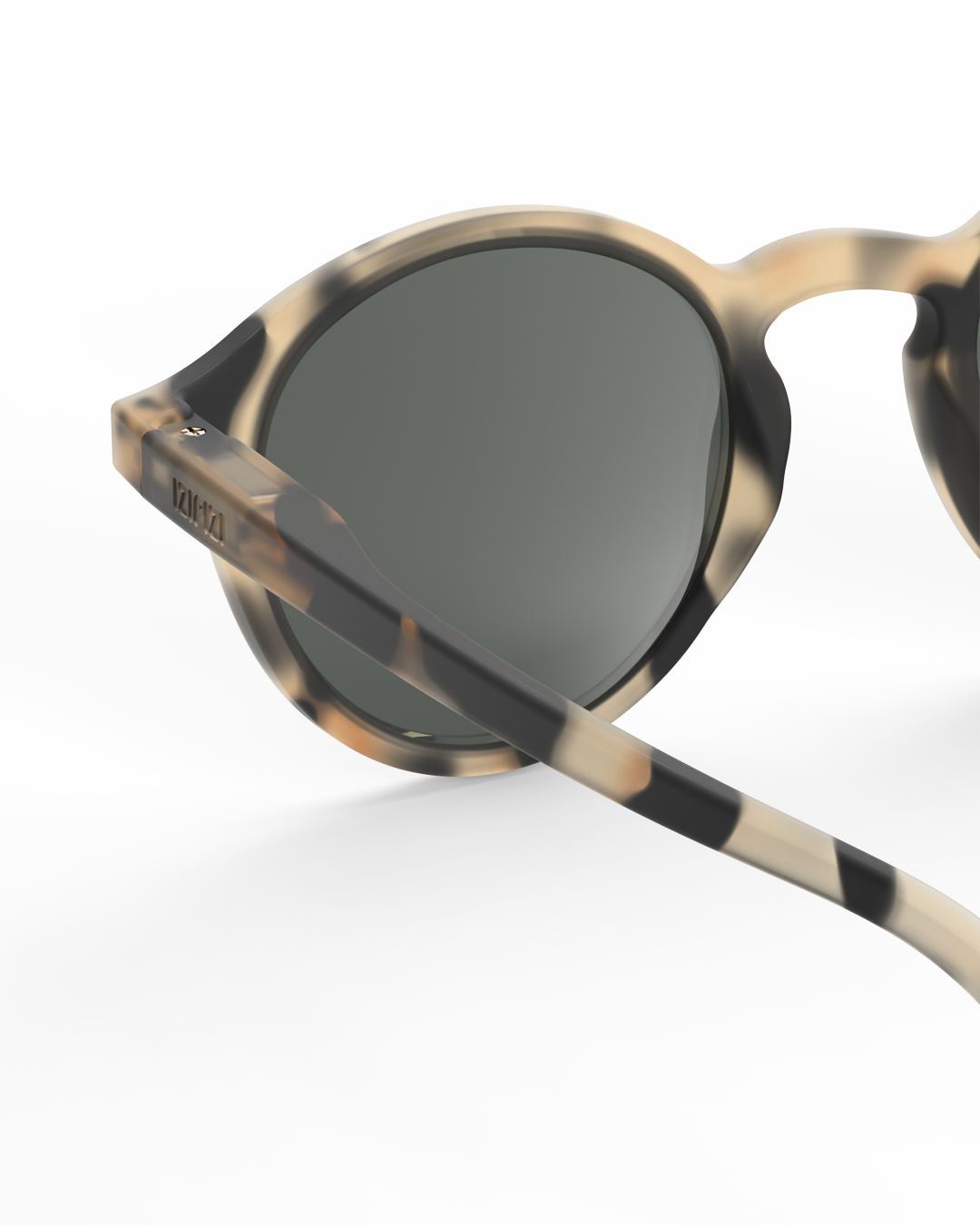 Lunettes solaires enfant Izipizi Light Tortoise forme D Junior detail interieur