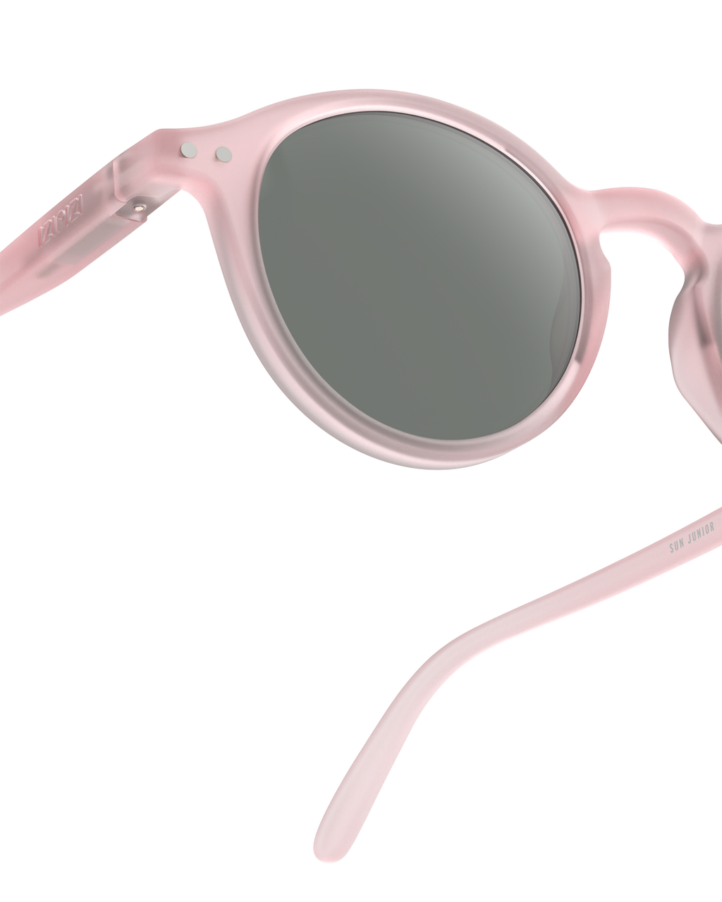 Lunettes solaires enfant Izipizi Pink forme D Junior detail monture