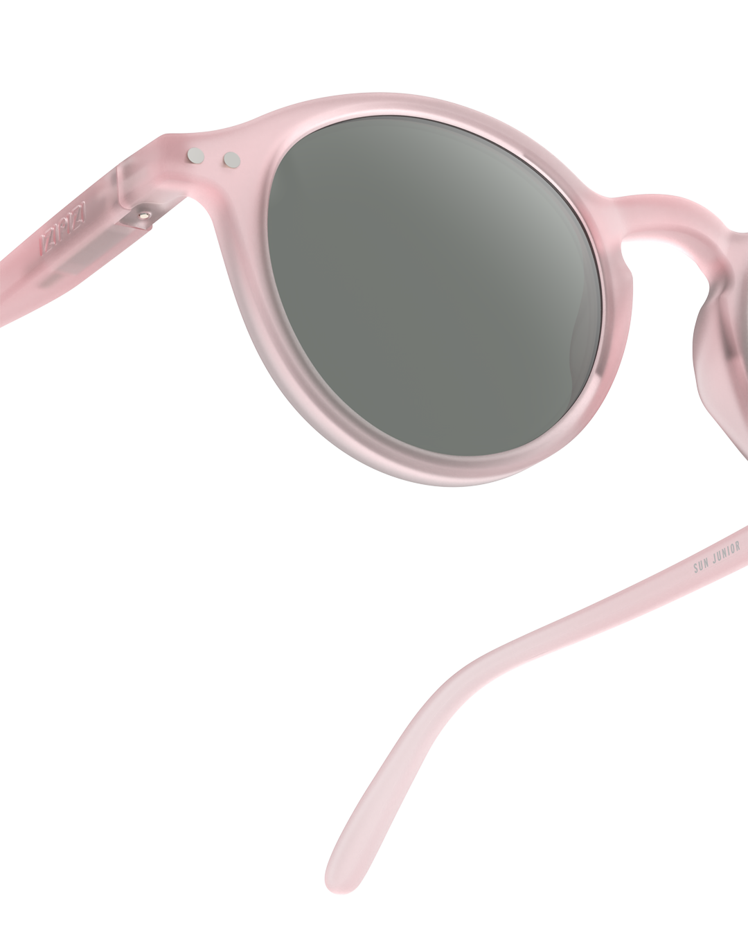 Lunettes solaires enfant Izipizi Pink forme D Junior detail monture