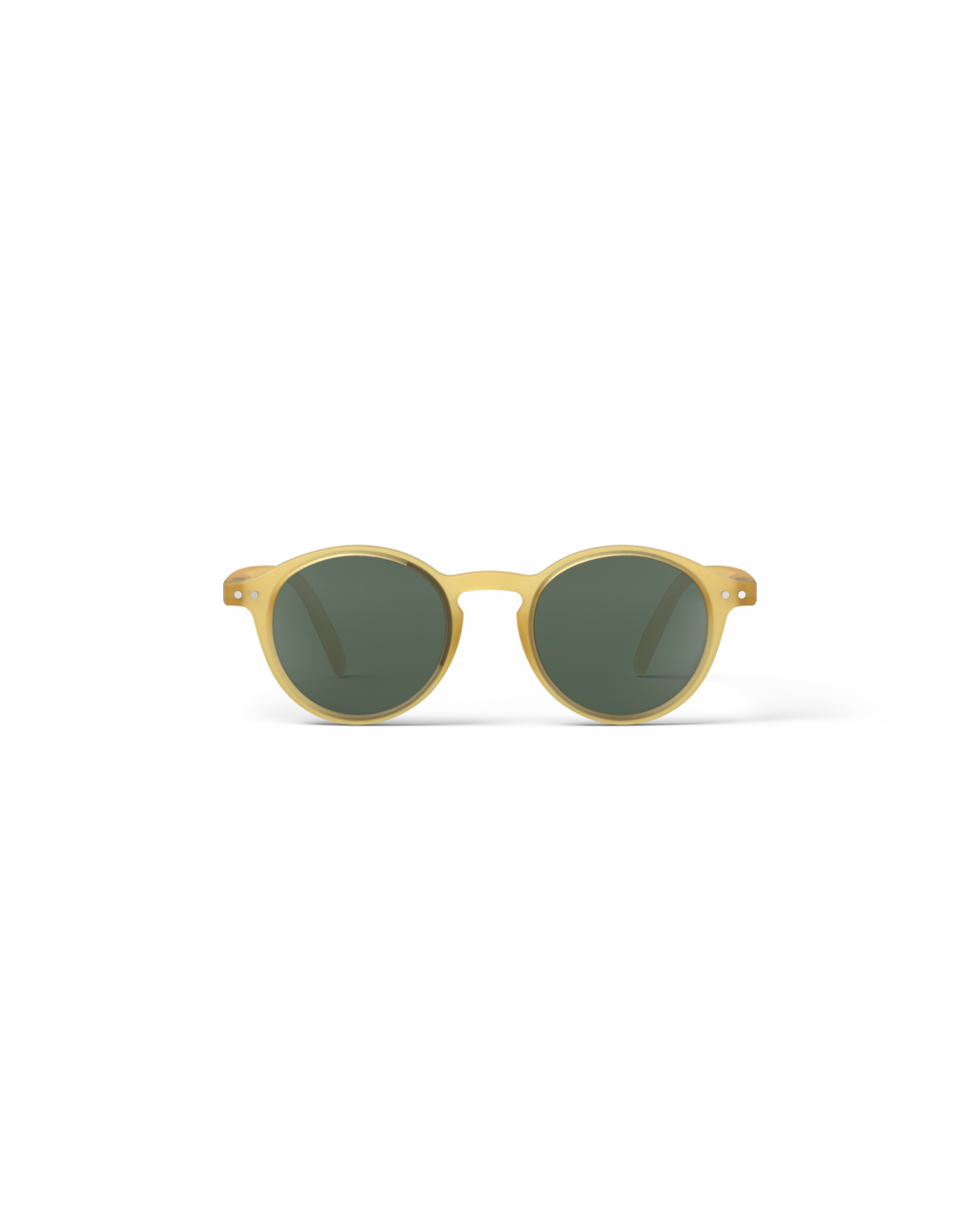 Lunettes solaires enfant Izipizi Yellow Honey forme D Junior vue de face