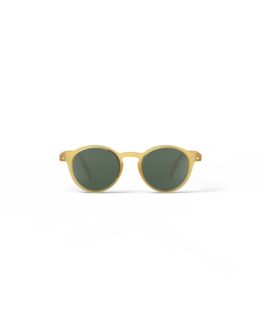 Lunettes solaires enfant Izipizi Yellow Honey forme D Junior vue de face