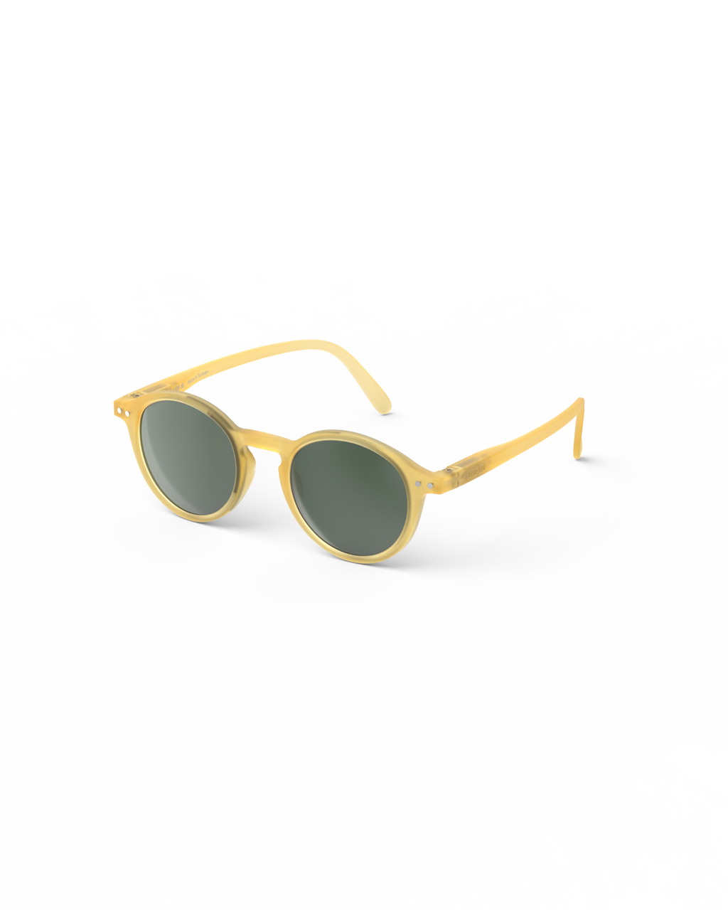 Lunettes solaires enfant Izipizi Yellow Honey forme D Junior vue de dos