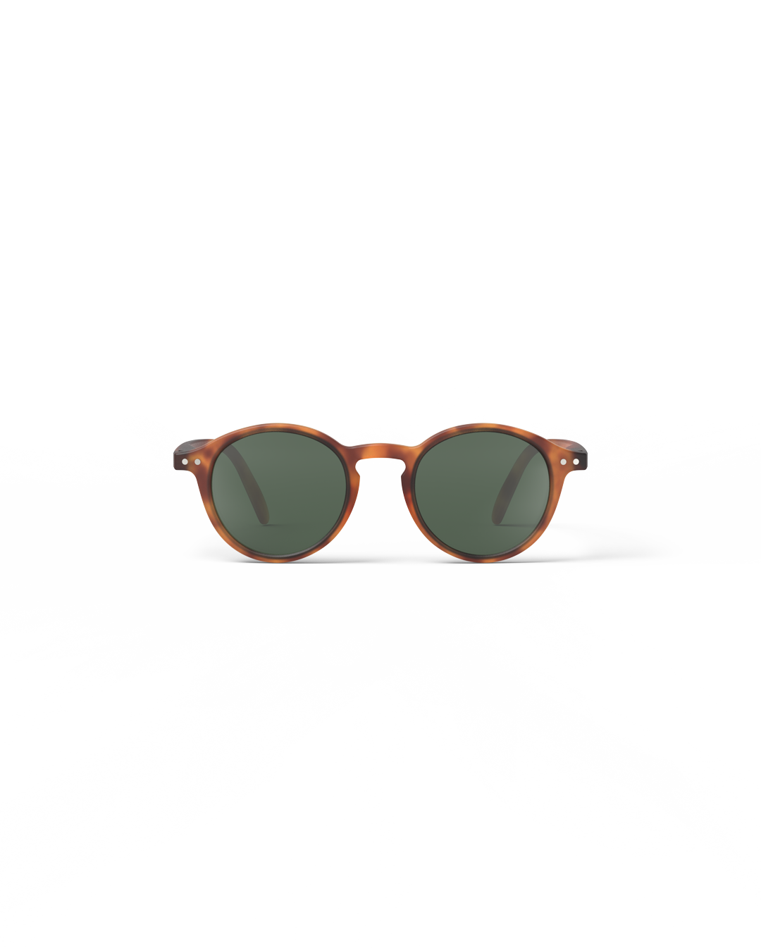 Lunettes solaires enfant Izipizi Havane forme D Junior vue de face