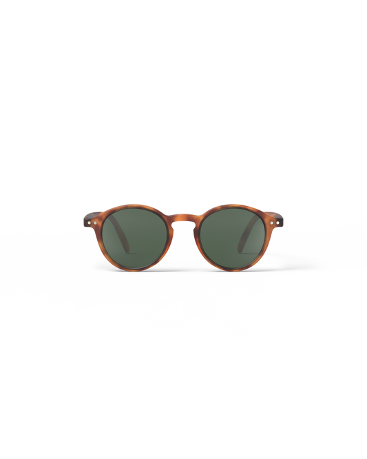 Lunettes solaires enfant Izipizi Havane forme D Junior vue de face