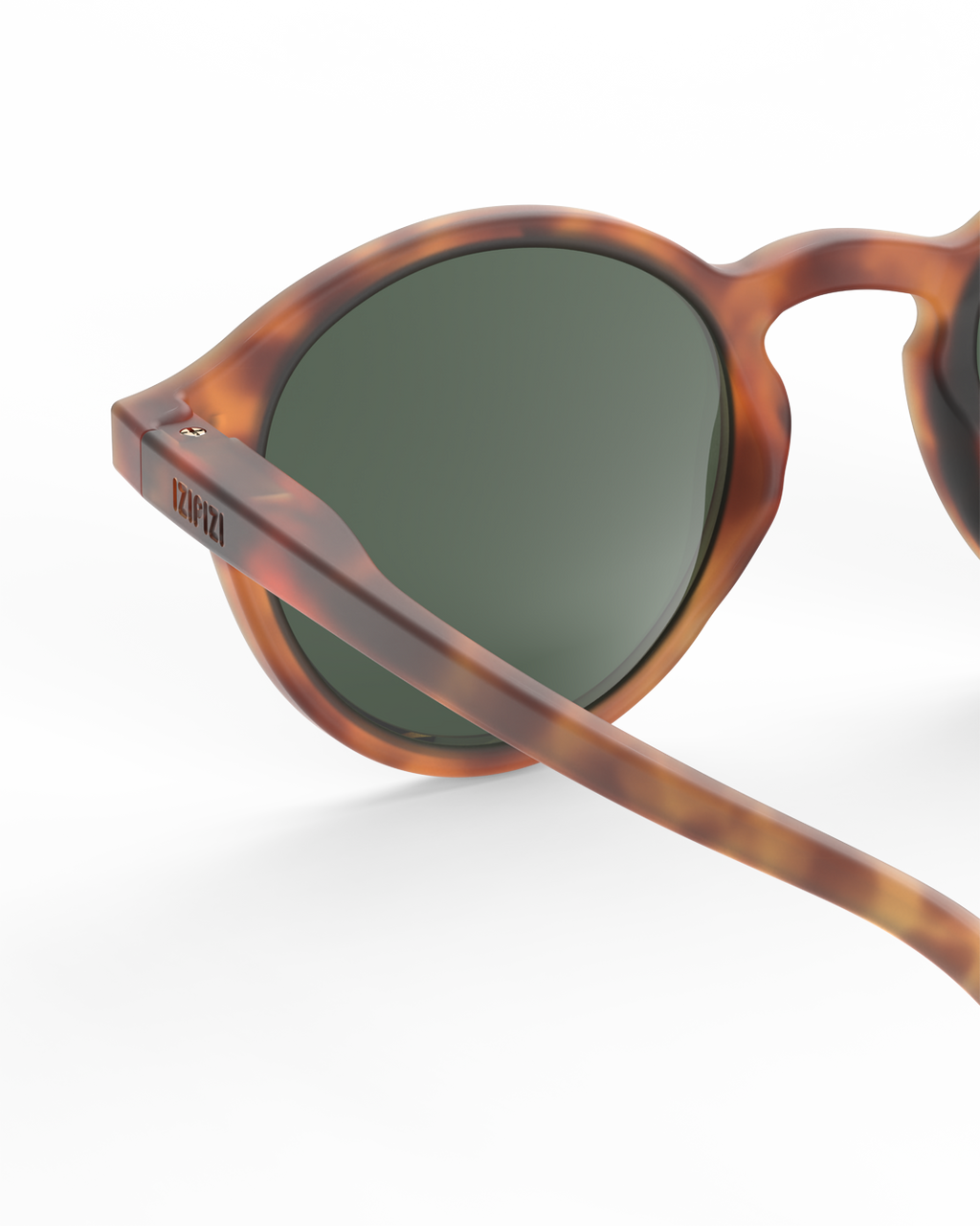 Lunettes solaires enfant Izipizi Havane forme D Junior detail interieur