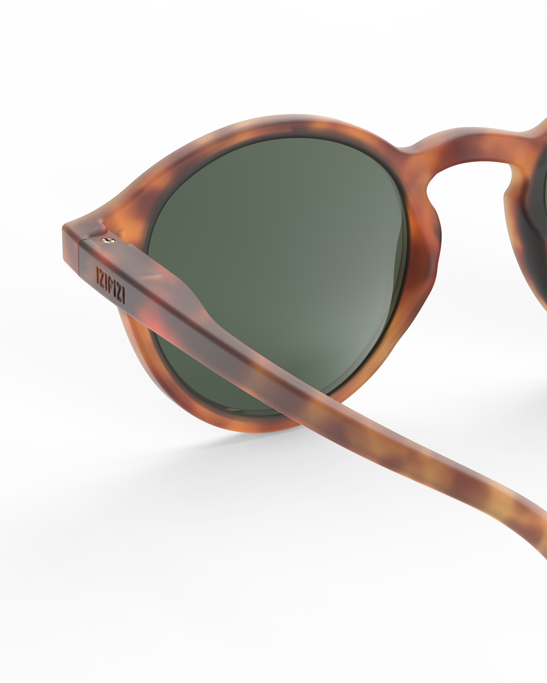 Lunettes solaires enfant Izipizi Havane forme D Junior detail interieur