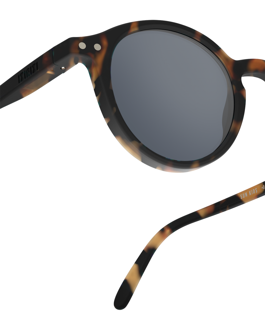 Lunettes solaires enfant Izipizi Tortoise forme D Kids Plus detail monture