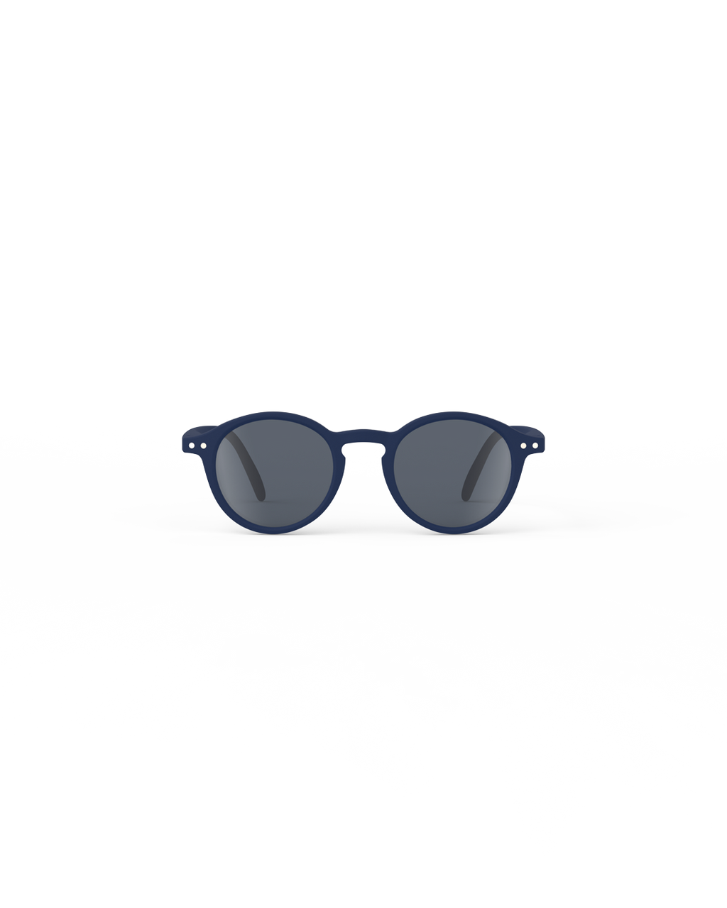 Lunettes solaires enfant Izipizi Navy Blue forme D Kids vue de face