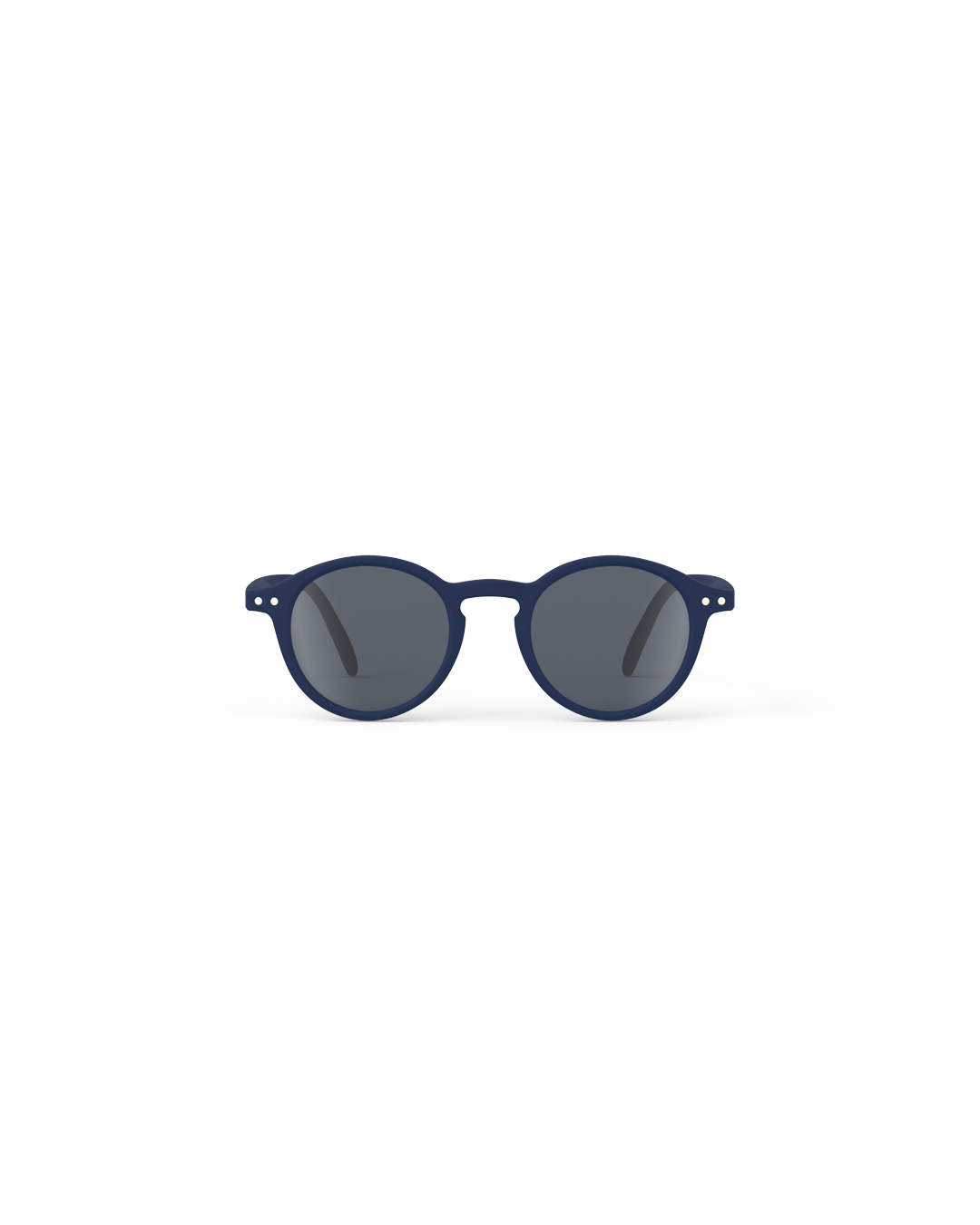 Lunettes solaires enfant Izipizi Navy Blue forme D Kids Plus vue de face