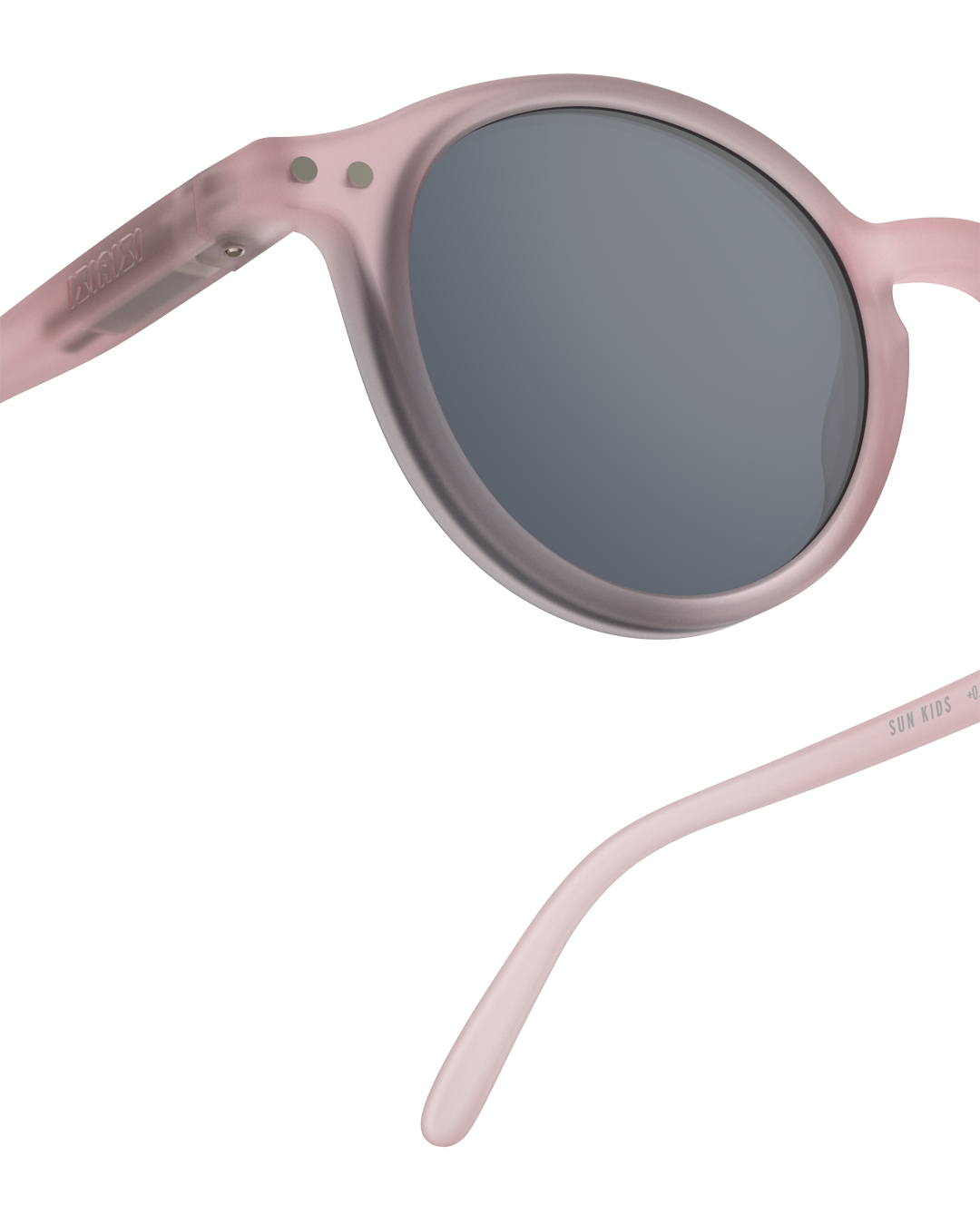 Lunettes solaires enfant Izipizi Pink forme D Kids detail monture