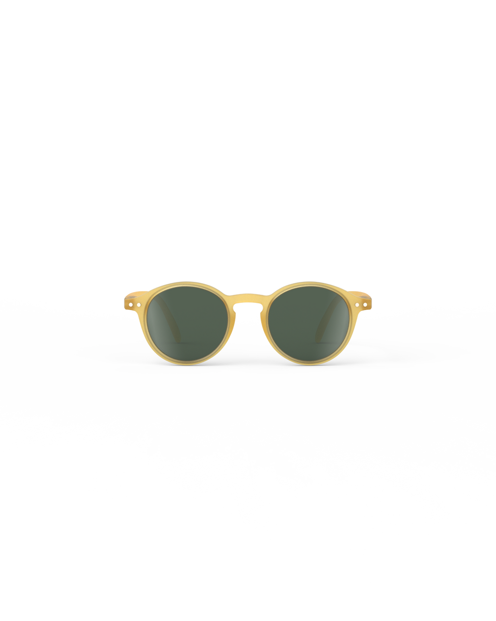 Lunettes solaires enfant Izipizi Yellow Honey forme D Kids Plus vue de face