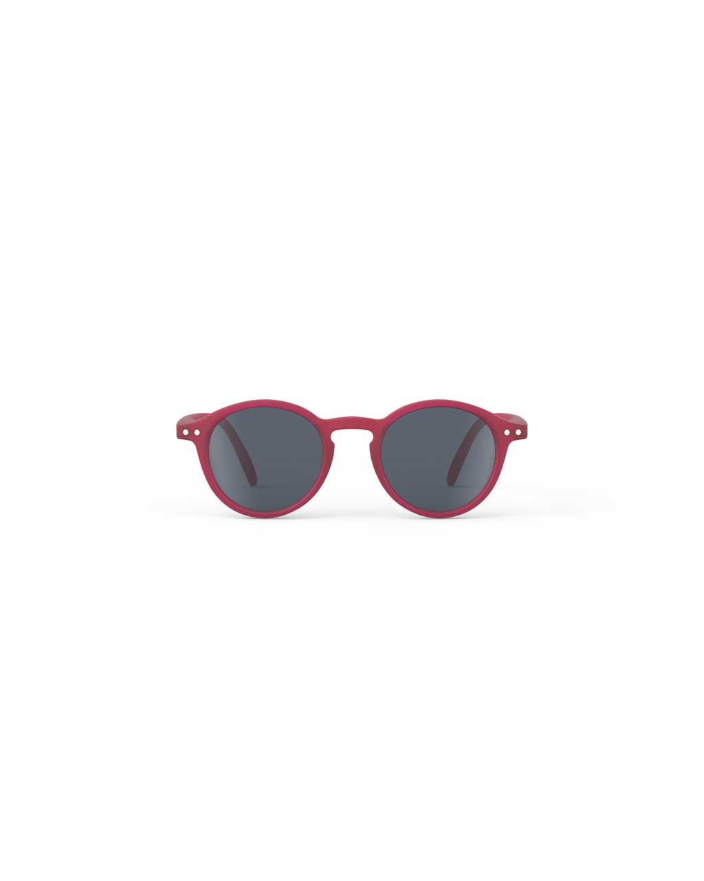 Lunettes solaires enfant Izipizi Cranberry forme D Kids Plus vue de face