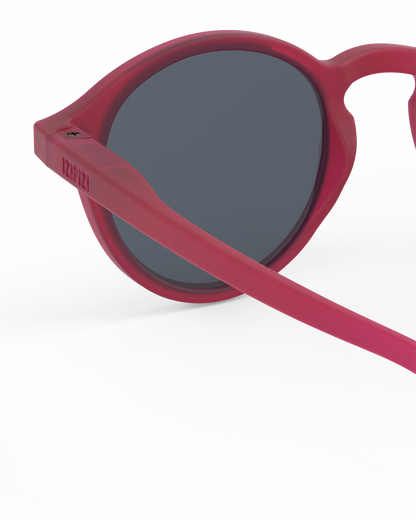 Lunettes solaires enfant Izipizi Cranberry forme D Kids detail interieur