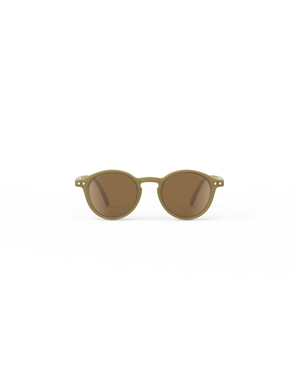 Lunettes solaires enfant Izipizi Olive forme D Kids Plus vue de face