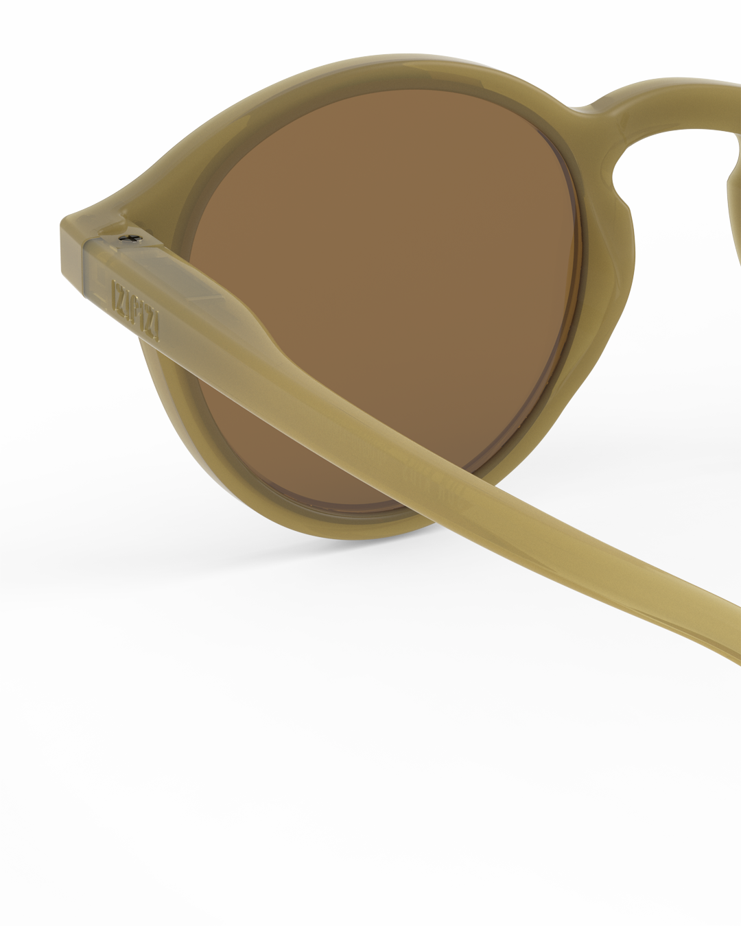Lunettes solaires enfant Izipizi Olive forme D Kids detail interieur