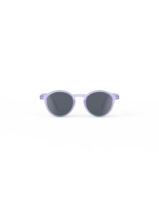 Lunettes solaires enfant Izipizi Lavender forme D Kids vue de face
