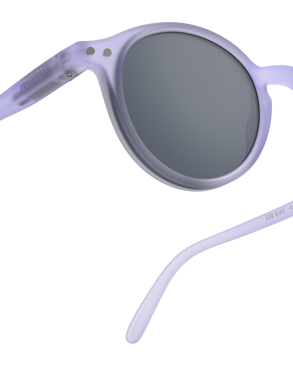 Lunettes solaires enfant Izipizi Lavender forme D Kids detail monture