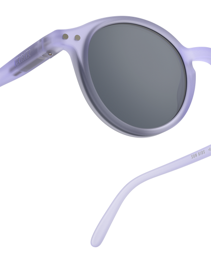 Lunettes solaires enfant Izipizi Lavender forme D Kids detail monture