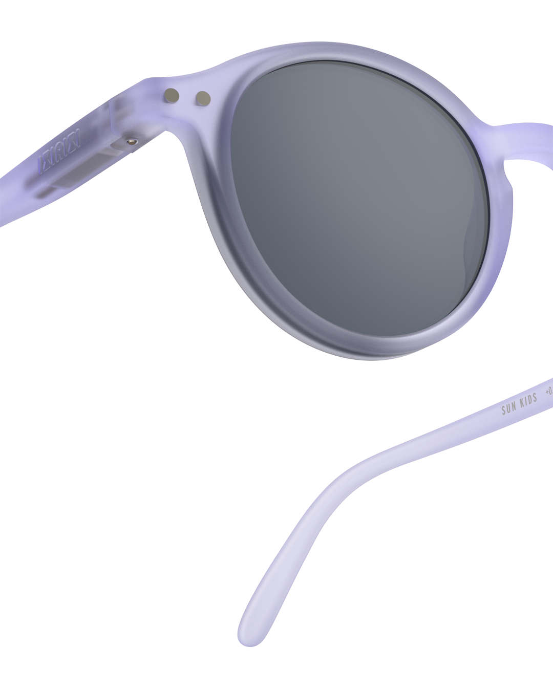 Lunettes solaires enfant Izipizi Lavender forme D Kids Plus detail monture