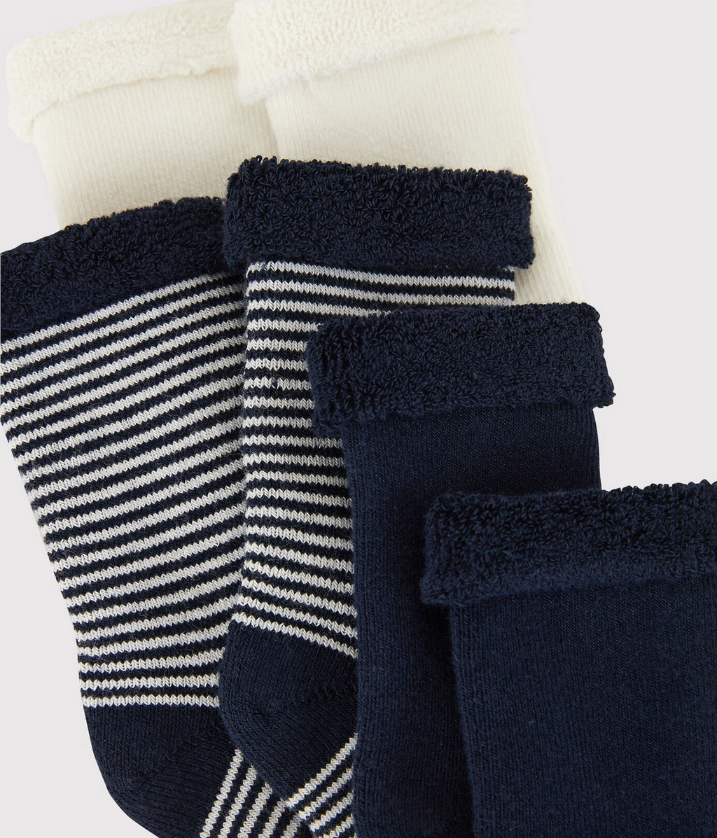 Pack of 3 pairs of knitted baby socks