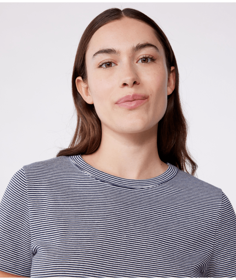 Tee-shirt L'ICONIQUE col rond en coton Femme